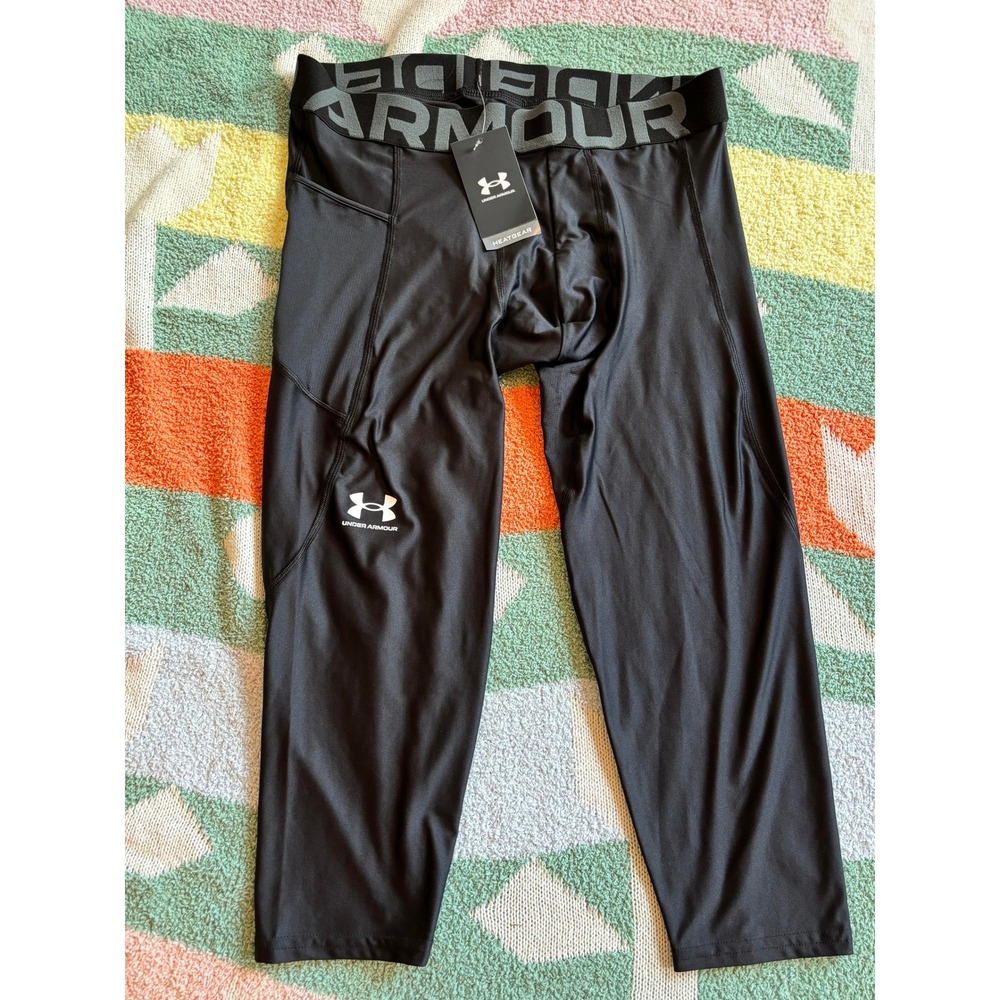 Under Armour Mens HeatGear 3/4 Compression Leggings Size XL